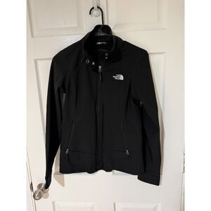 The North Face Womens Apex Bionic Softshell Jacket Black S/P Full Zip Windproof